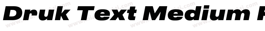 Druk Text Medium Reg字体转换
